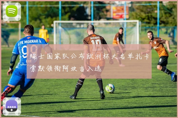 瑞士国家队公布欧洲杯大名单扎卡索默领衔阿坎吉入选